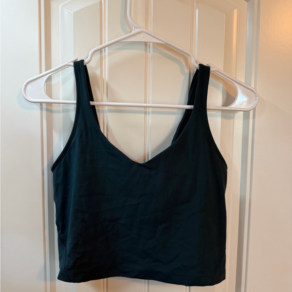 Lululemon Athletica Dark Green Tank Top
